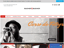 Tablet Screenshot of bucherfotos.com.br